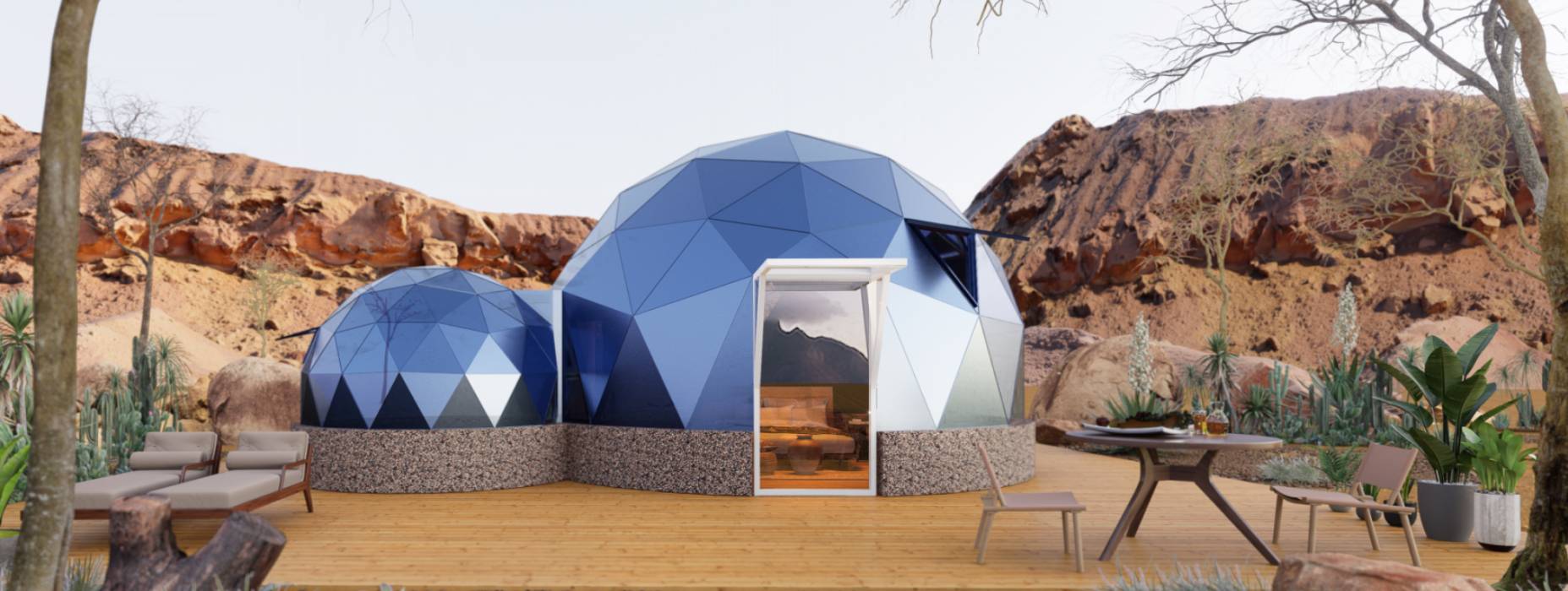 盐津县球形智能光伏玻璃星空房